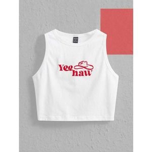 Slogan Graphic Tank Top (small)